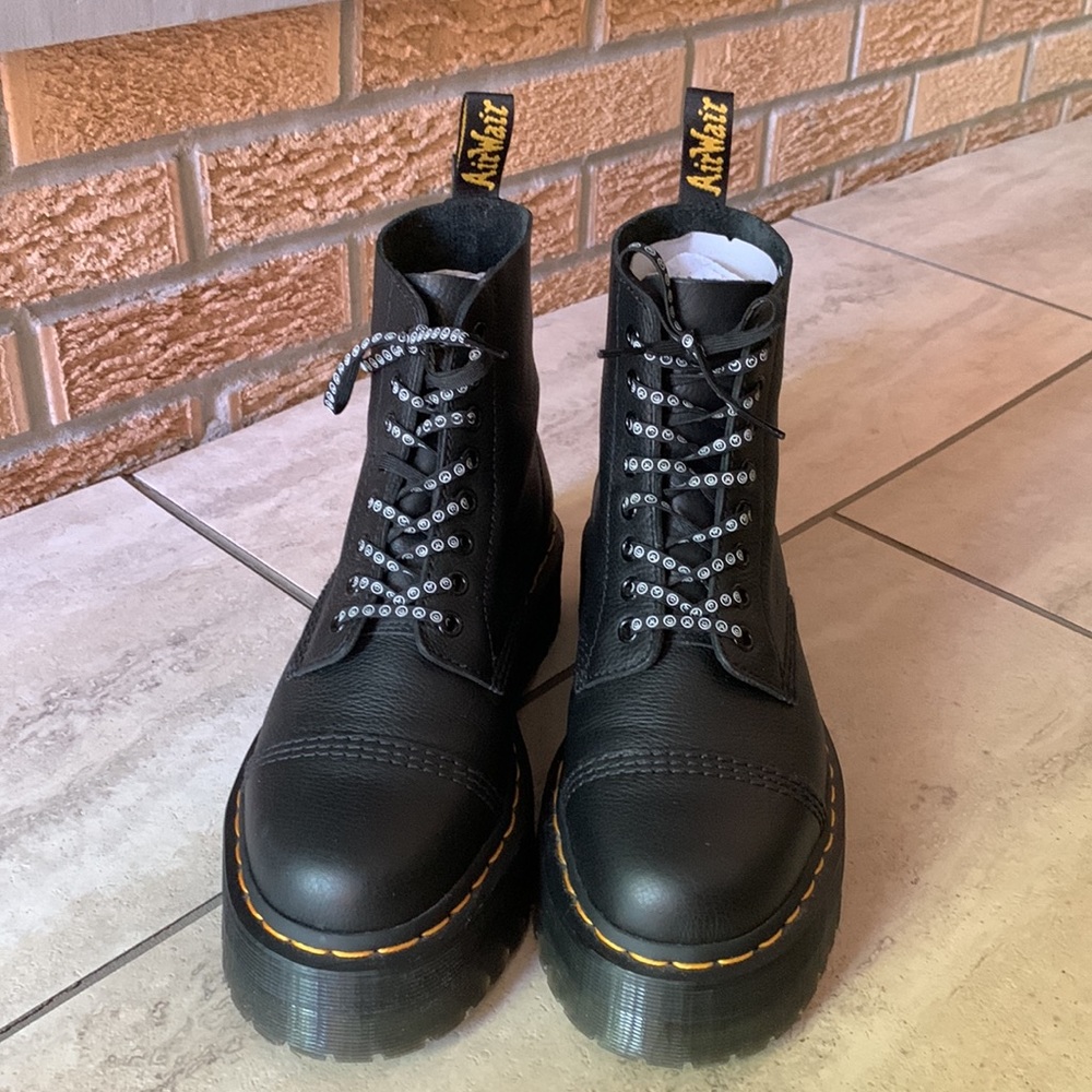 Dr. Martens x Lazy Oaf Happy Sad Sinclair Lo Boots